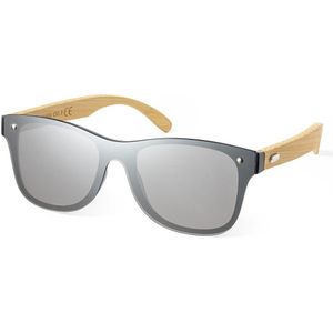 Classic zonnebril - Festival bril - Rave bril - Glasses - Duurzaam - UV400 - Bamboe - Zwart