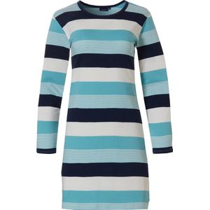 Pastunette - Blue Stripes - Nachthemd - Turquoise - Maat 42
