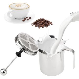 Handmatige melkopschuimer 800 ml voor koffie en cappuccino