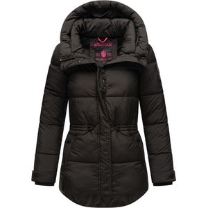Comfortabel & Warm: Navahoo AKUMAA - Winterjas Dames - Volwassen - Capuchon - Zwart - XL