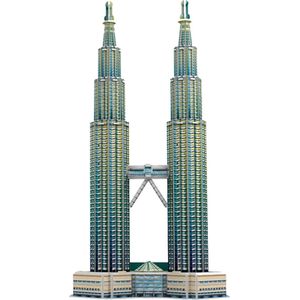 Premium Bouwpakket - Voor Volwassenen en Kinderen - Bouwpakket - 3D puzzel - Modelbouwpakket - DIY - Twin Towers