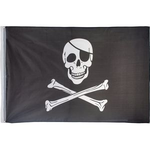 Vlag piraat | Piratenvlag 150x90cm