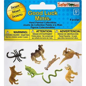 Safari Speeldierenset Good Luck Desert Junior 2,5 cm 8-delig