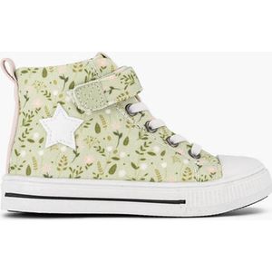 graceland Groene hoge canvas sneaker planten - Maat 28