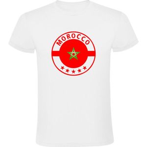 Morocco Heren T-shirt | Marokko | Marrokaanse Vlag | ster | voetbal | Shirt