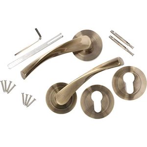 deurbeslag - house accessories Door handle stainless steel / voor toilets/badkamerdeuren | deurklink | deurkruk