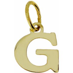 Goud Hanger Letter G 14 karaats