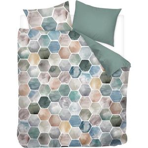 Snoozing Ace - Flanel - Dekbedovertrek - Tweepersoons - 200x200/220 cm - Multi kleur