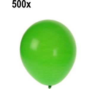 500x Ballonen groen - Festival thema feest party ballon verjaardag