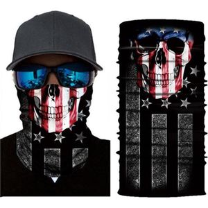 Motor bandana - colsjaal - buff sjaal - motor masker - ski masker - motor gezichtsmasker - ski gezichtsmasker - skull / schedel