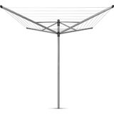 Brabantia Lift-O-Matic Droogmolen met Grondanker - 40 m - Metallic Grey