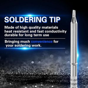 Soldeerbouttips - T12 Serie - Soldeertips - Vervanging van lasgereedschap - FX-951 Rework Station - T12-D4 - T12-D24 .
