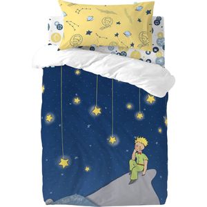 Dekbedovertrek set HappyFriday Le Petit Prince La Nuit Multicolour Wieg voor baby's 2 Onderdelen