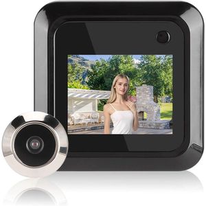 24-inch TFT LCD Smart Door Viewer met 0.3MP 95 ° groothoekcamera - Foto-opname - Accessoires met ingebouwde geheugenfunctie .