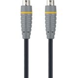 Bandridge S-Video Kabel - S-Video (4-pins) naar S-Video (4-pins) - 5.00 m - Zwart