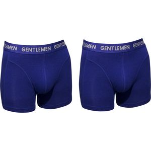 Gentlemen - 2-pak heren boxershorts exclusive - navy - maat L