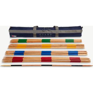 Ubergames - Mikado stokkenspel - Japanse behendigheid - liefst 90 cm lange stokken - ECO hout uit India - in Luxe tas Top Kwaliteit Klasse en Geweldig