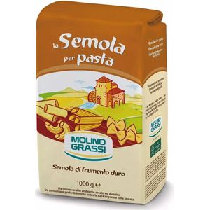 Molini Grassi - Italiaanse Bloem Semola (droge pasta) - 1 Kilo