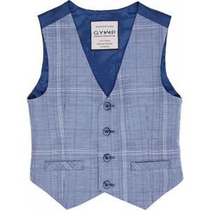 GYMP-Blauwe gilet--Blue-Maat 128