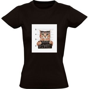 Kat heeft de bank kapot gemaakt Dames T-shirt - huisdier - poes - cat - grappig