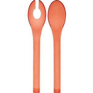 Zak!Designs Opposite Saladebestek - Transparant - 31 cm - Rood