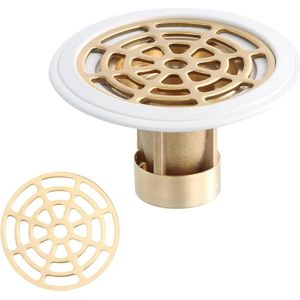 Ronde Messing Douche Afvoer Cover voor Badkamer en Balkon