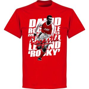 David Rocastle Legend T-Shirt - Rood - 4XL