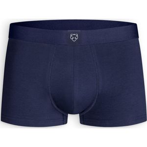 A-dam Navy - Onderbroek - Ondergoed - Trunk - Organisch Katoen - Regular Fit - Vegan - Heren - Mannen - Donkerblauw - L