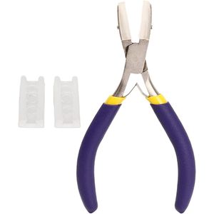 Koolstofstalen Platbektang met Nylon Kaaktang en Vervangbare Tips voor Doe-het-zelf Sieraden Maken
