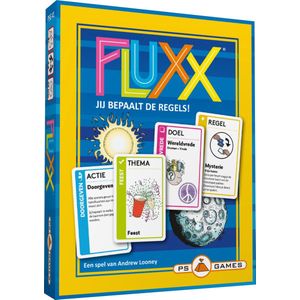 Fluxx 5.0 Kaartspel (NL) - Bepaal zelf de regels en win! - Vanaf 8 jaar - Voor 6 spelers - Speeltijd 15 minuten