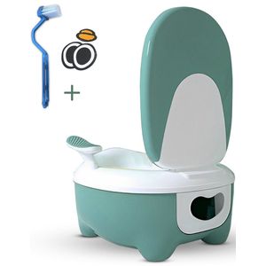 3-in-1 Plaspotje – Plaspotje kind – Potje peuter – Potje met deksel – WC potje peuter – WC Verkleiner – Opstapje - Mint