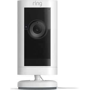 Ring Stick Up Cam Pro Plug-In - Beveilingscamera op Adapter - Binnen en Buiten - Wit