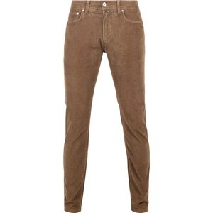 Pierre Cardin - Broek Lyon Future Flex Corduroy Bruin - Heren - Maat W 32 - L 30 - Modern-fit