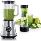 Severin SM3737 2in1 Blender Smoothie Multimixer RVS