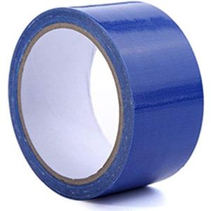 Rode Kanaal Tape - Zelfklevende Reparatie Tape - Gaffer Tape - 25 cm x 10 m - Blauw .