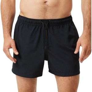 Björn Borg Solid Swim Shorts - heren zwembroek - zwart - Maat: S