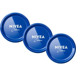 Nivea Crème Pot - Voor Gezicht, Handen en Lichaam - 48H Hydratatie - Bodycrème Alle Huidtypes - Voordeelverpakking - 3 x 200 ml