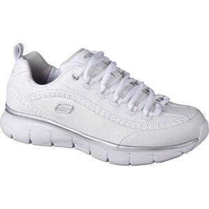 Skechers Synergy 3.0 13260-WSL, Vrouwen, Wit, Sneakers, maat: 35