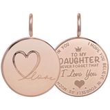 iXXXi-Jewelry-Daughter Love small-Rosé goud-dames-Hanger-One size