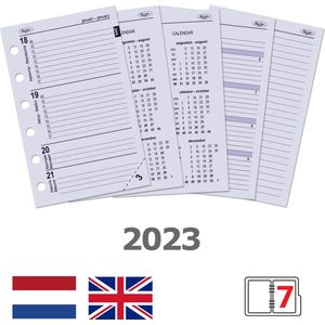 Kalpa 6237-24 Pocket Agenda Planner Vulling 1 Week per 2 Paginas NL EN 2024