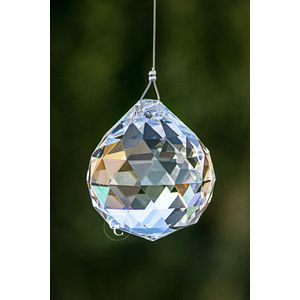 Raamkristal Ball 30 Silvercrystal Asfour ( 32% Pbo ) ( Feng Shui kristal , Raamhanger , Sun Catcher , Regenboogkristal )