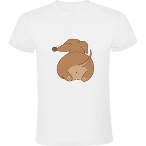 Hondje Heren T-shirt | dog | hond | kont | huisdier | dierendag