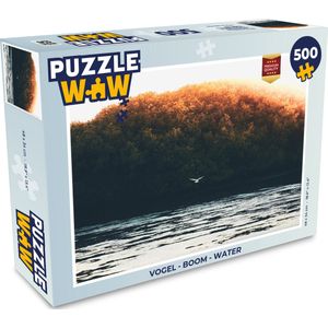 Puzzel Vogel - Boom - Water - Legpuzzel - Puzzel 500 stukjes