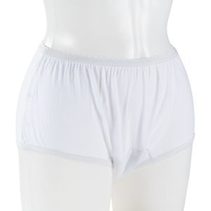 Wasbare incontinentie onderbroek wit vrouw - Maat XL - Dames ondergoed