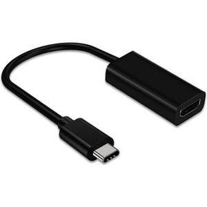 DNX-1 Mini draagbare USB 3.1 USB-C / Type-C naar HDMI HD 4K conversiekabel (zwart)