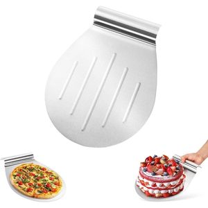 Taartschep en Pizzaschep - Roestvrij staal - Handgreep - Bakaccessoires