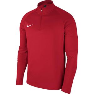 Nike Dry Academy 18 Drill  Sportshirt - Maat 140  - Unisex - rood Maat M-140/152