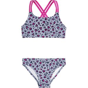 Playshoes- Bikini - UV - Werend - Panterprint - Grijs - Maat 122/128