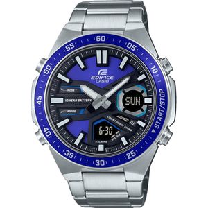 Casio Edifice EFV-C110D-2AVEF Herenhorloge 46,9 mm - Zilverkleurig