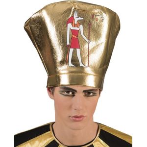 Egyptische koning hoed voor volwassenen - Verkleedhoofddeksel
